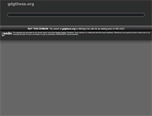 Tablet Screenshot of gdgthess.org